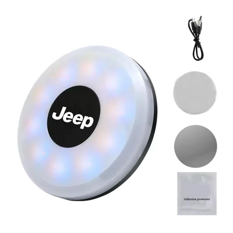 Car Interior Touch Dome Light LED Styling Night Light For Jeep Grand Cherokee Wrangler JK Gladiator Compass Renegade Patriot