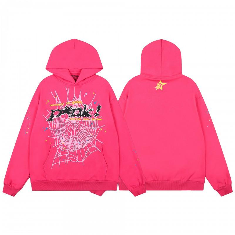American Style F555 Spider Web Foam Tracksuit Set Mens Casual Sportswear Hooded Sweatshirt Shorts