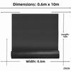 PP Woven Material Garden Mulch Fabric Black Weed Control Membrane Heavy Duty Ground Cover  Garden