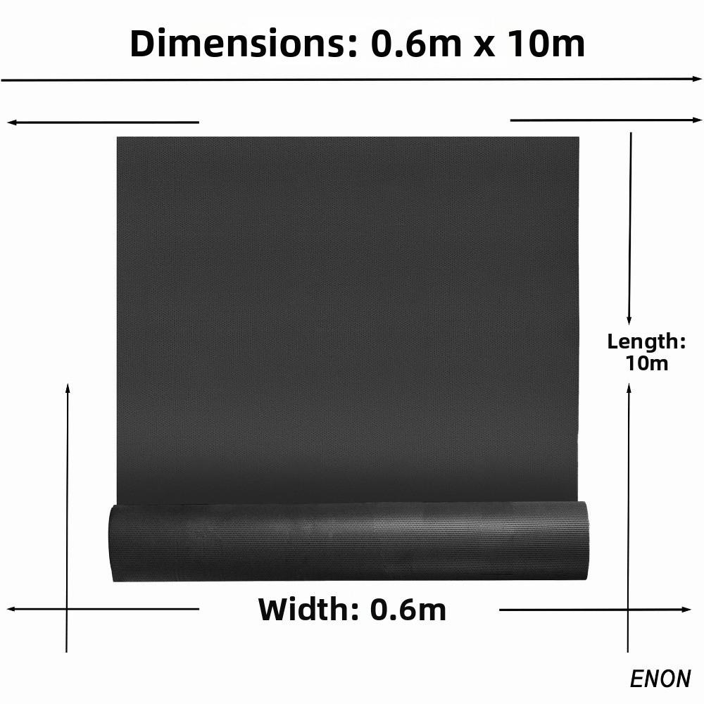PP Woven Material Garden Mulch Fabric Black Weed Control Membrane Heavy Duty Ground Cover Garden