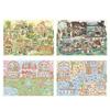 PET Die Cut Miniature Scene Sticker Cute Animals Mini Landscape Sticker  Kid Gifts