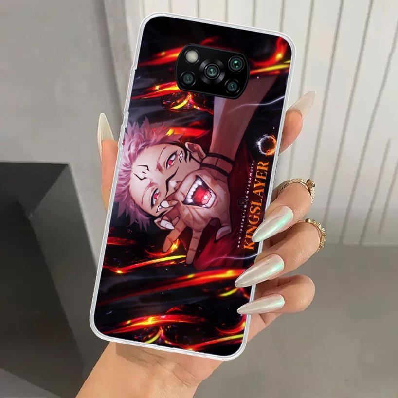 Чехол для телефона Japan Anime Jujutsus для Xiaomi Poco X5 X6 X7 Pro F7 Ultra M7 Redmi 15 15C 13 13C 12 12C 10 10A 10C 9 9A 9C 9T