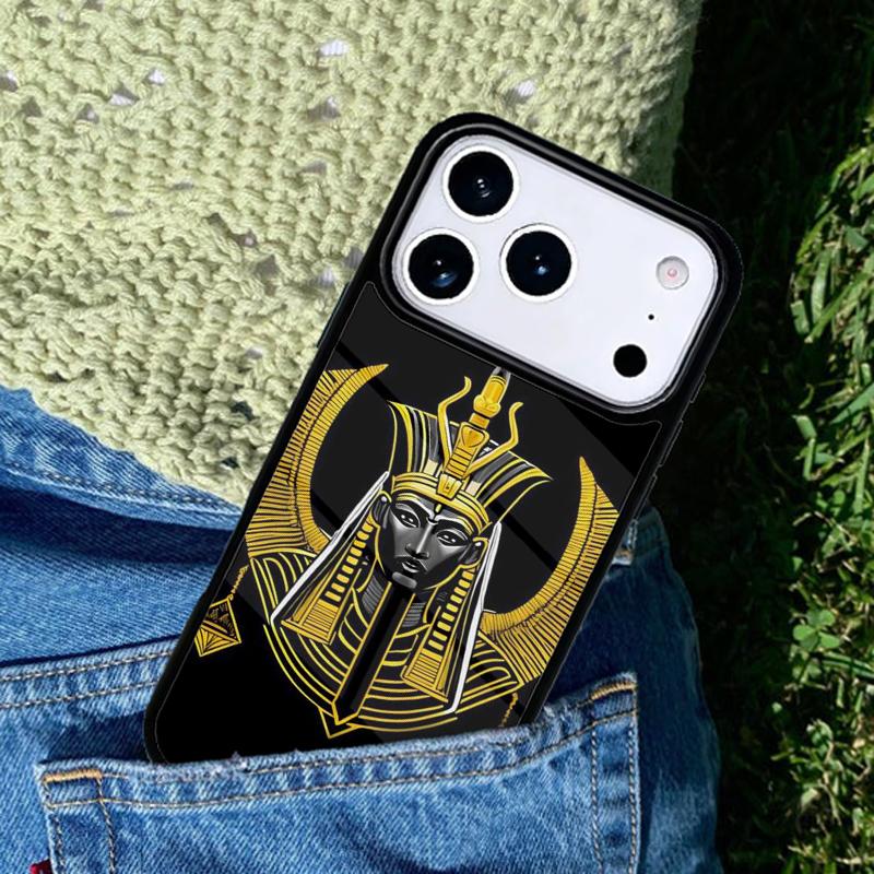 Egypt Nefertiti Anubis Ankh soft phone case cover Compatible with for IPhone 17air 16e 15 14 13 12 11Pro Max 17 Air
