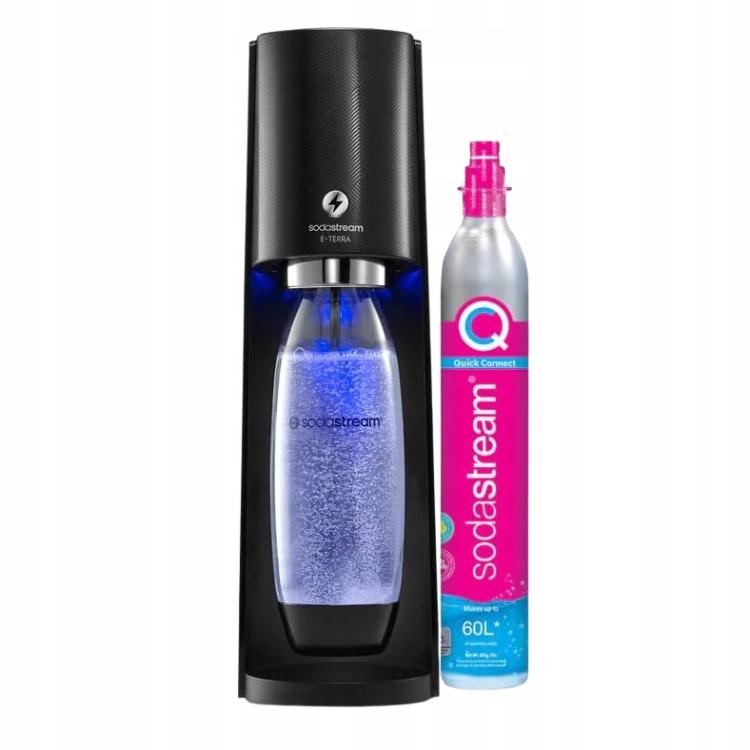 Sodastream E-Terra Sparkling Water Maker 1L Black
