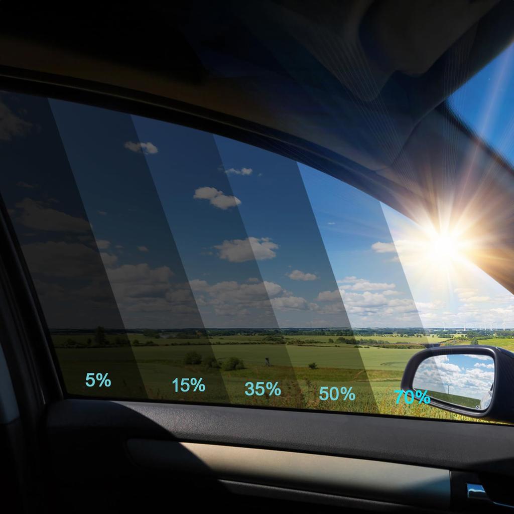75/50cm X 3/10m Car Window Tint Film Privacy Anti Look Vinyl Foils Sunshade Stickers Windows Solar Protector Glass UV Sun Shade
