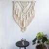 Woven Macrame Wall Hanging Tapestry - Bohemian Curtain for Living Room, Bedroom, Nursery,