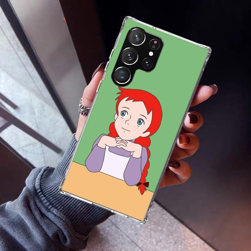 A-Anne Of Green Gables Shirley Phone Case For Samsung Galaxy S23 S24 S25 Edge S26 Ultra S22 + S21 Plus S20 FE Cover Silicone Pri