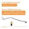 Датчик противодавления выхлопных газов и комплект проводов Подходит для 1837875C1  1C3Z9D477AA   F81Z9D477AA 598-114, Прямая замена в сборе датчика EBP