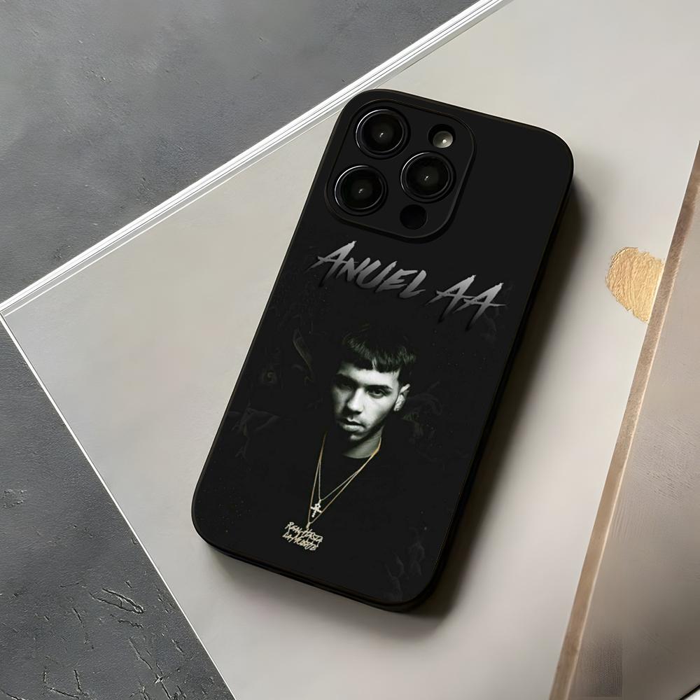 Модный Горячий Рэпер Anuel AA Чехол для Телефона Для Iphone Онлайн-Покупки 15 16 12 14 Se 2020 2022 Pro Max 11 13 Xr X Xs Plus Funda Shel