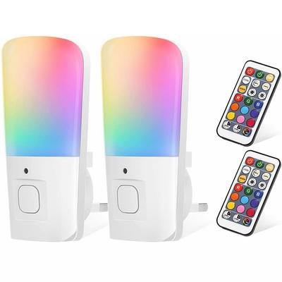 Заводская цена 110-240 В 1 Вт RGB 3000 К 5000 К Освещение с вилкой США, Великобритании, ЕС, светодиодный ночник для детей, детей дома