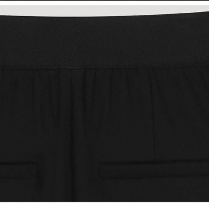 Она S miSS Брюки с завышенной талией, узкие, расклешенные от колена SwwSlo41040 Bk