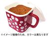 Tamahashi Storage Container Square Pot Enamel 1450ml Made In Japan Prune White OHANA YJ-822