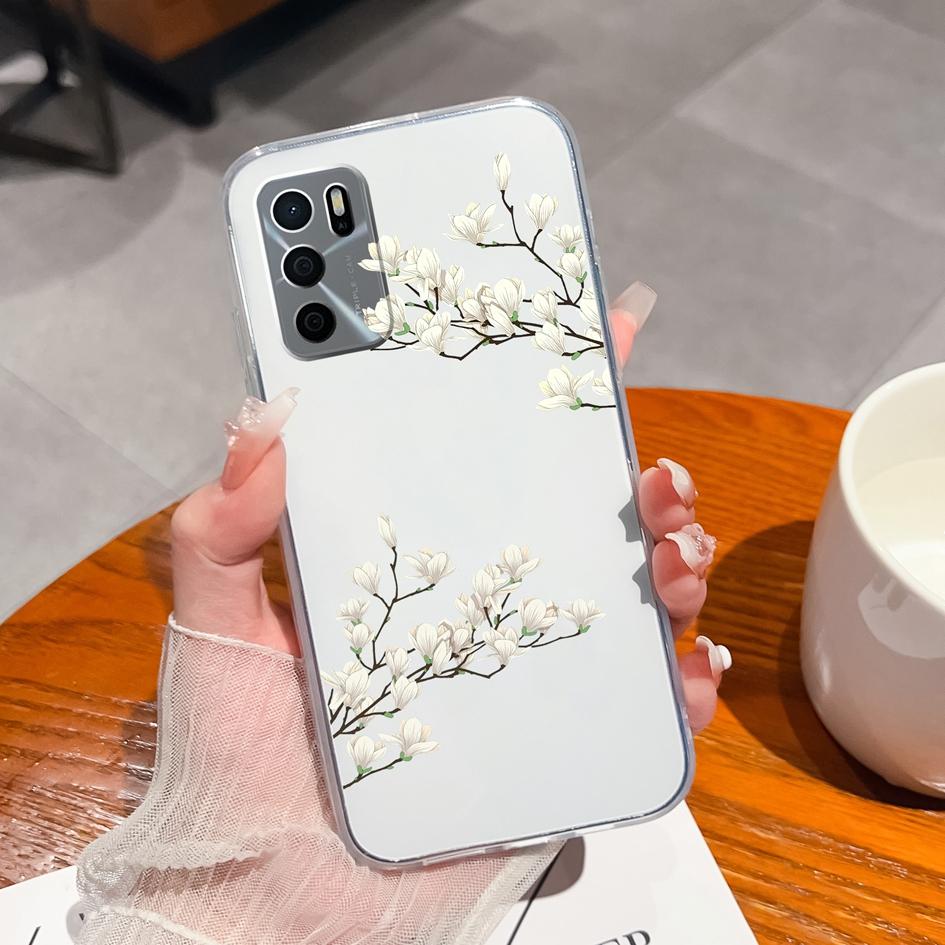 Чехол для Oppo A17 A15 A15S A16 A16S A35 A58 A17K Задняя крышка с рисунком тигра, мягкий, ультратонкий, прозрачный, силиконовый, противоударный корпус для Oppo Capa