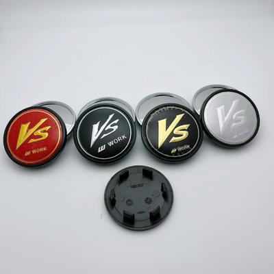 4 шт. JDM 62 мм VS W Логотип Work Эмблема Центральные колпачки для колес автомобиля Колпачки ступиц Колпачки дисков Автомобильные аксессуары Защита от пыли для Land Rover