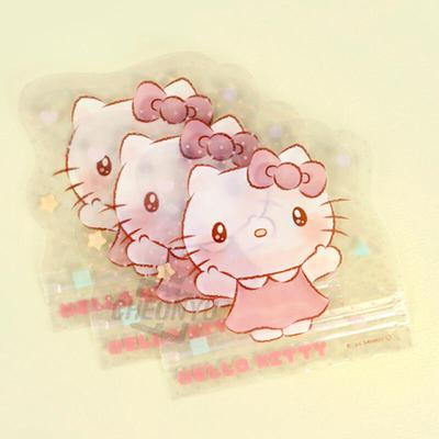 Набор из 3Fancy-пакетов на молнии с вырезанной фигуркой Hello Kitty