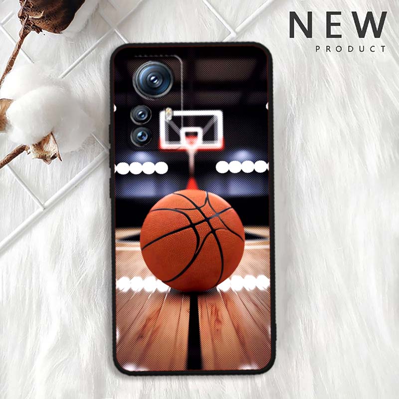 Спортивный баскетбол крутой Для Xiaomi Mi 15 14 13 13T 12 12T 12S 11 11i 11T Pro Ultra Lite 5G Черный Мягкий Чехол для Телефона