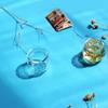 Styles 1/12 Dollhouse Miniature Dollhouse Decals Glass Fish Tank Doll House Ornament Bowl Aquarium