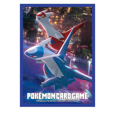 Оригинальный аксессуар из Pokémon Center: Защита для колоды Pokémon Trading Card Game: Латиас и Латиос (Ночной вид)
