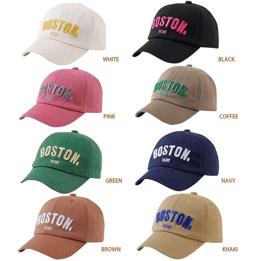 Вышитые буквы Детские кепки с козырьком от солнца Солнцезащитная шляпа Весна Лето Осень