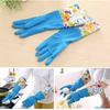 1 Pair Home Household Winter Waterproof Dishwashing Glove Rubber Mittens Cleaning Dust
