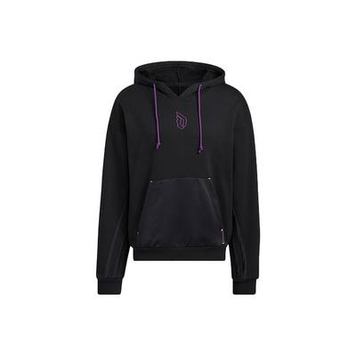 adidas Мужская баскетбольная толстовка с длинным рукавом Dame 8, черная HE5464