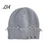 Soft Polyester Skull Cap Winter Knit Hat for Men Women, Chunky Snow Cap, Lightweight Warm Outdoor Activity Headwear Hats, Unisex Slouchy Caps