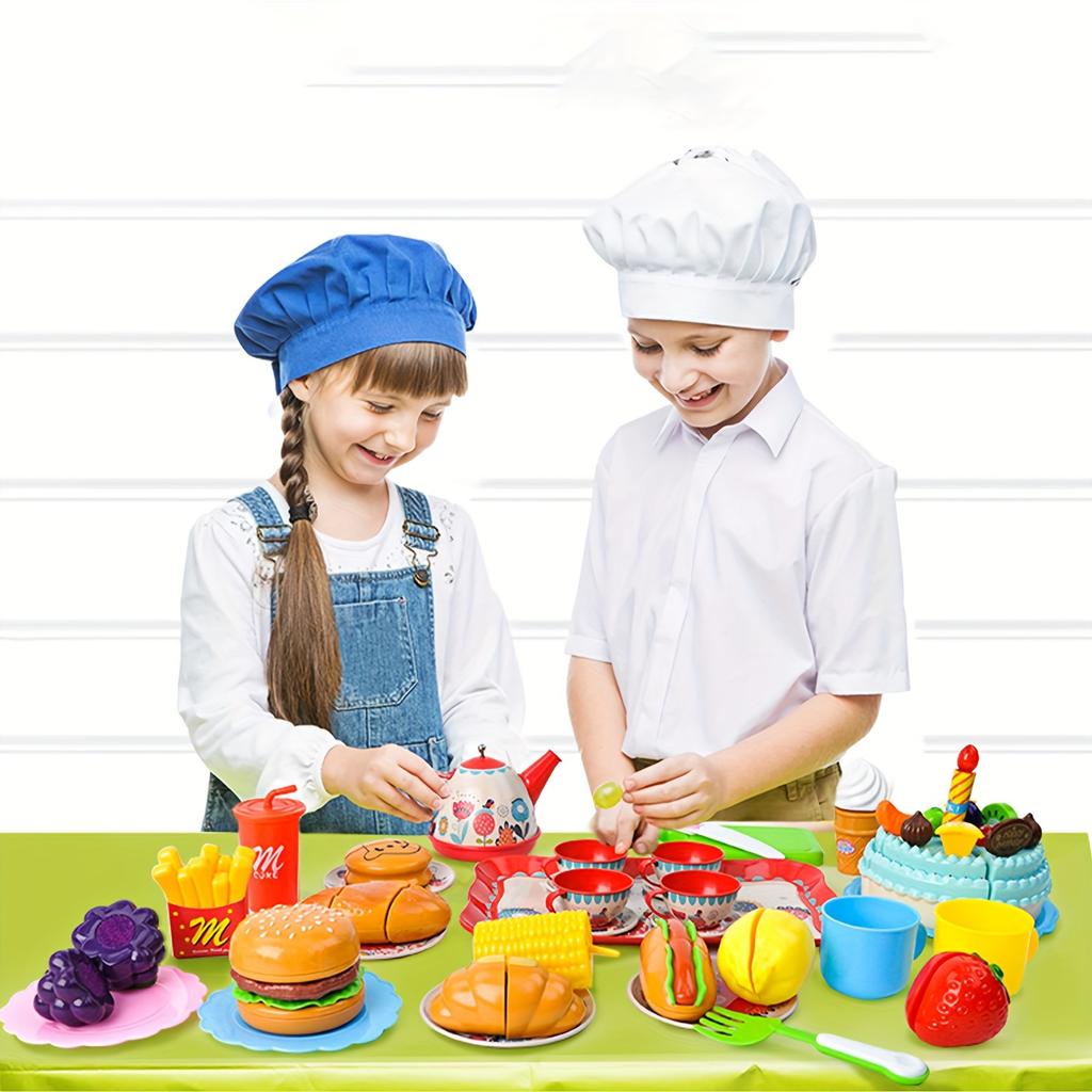 Игровой домик из белой жести, чайный сервиз, имитация чайника, набор чашек для чая, игрушка для послеобеденного чая, подарок на день рождения