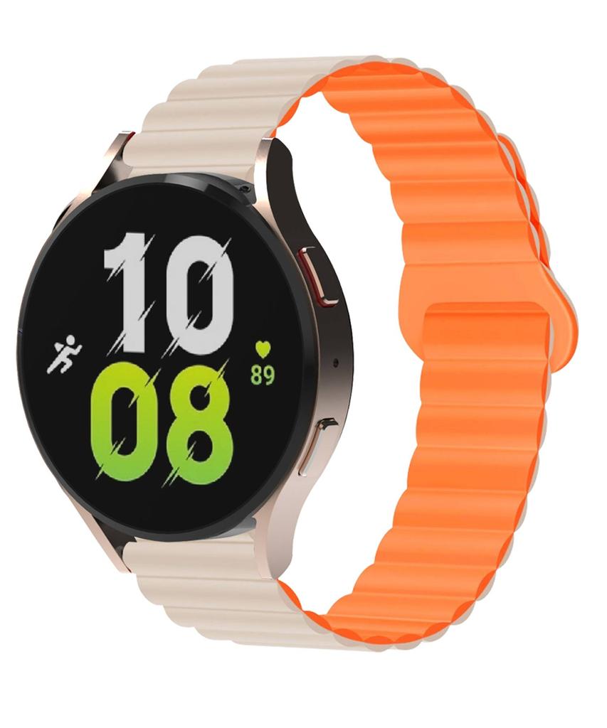 Dijiji Galaxy Watch/6/5/4/Link Магнитный силиконовый ремешок 20 мм