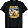USA Duck Drinking Beer On the Beach Song Tee T-Shirt