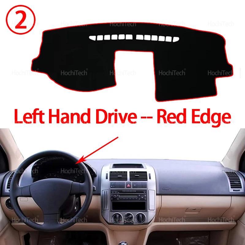 Dashboard Cover Protective Pad for Volkswagen VW POLO MK4 9N 9N3 2002-2008 Car Dash Board Sunshade Anto-UV Carpet