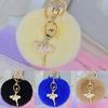 Angel Fur Ball Keychain Handbag Key Ring Car Key Chain