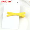 2pcs/set Candy Colors Hair Clips Sweet Solid Color Hairpins for Girls Kids Headwear Barrettes Don't Hurt Hair Accessories Gifts