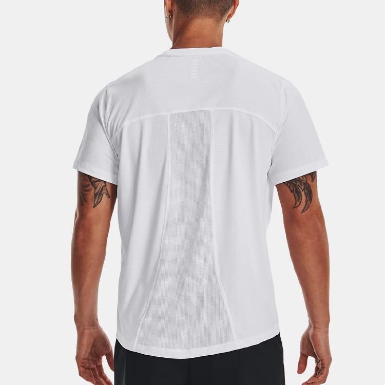 Under Armour CoolSwitch Run Short Sleeve T-shirt 'White' Men's 1371129-100