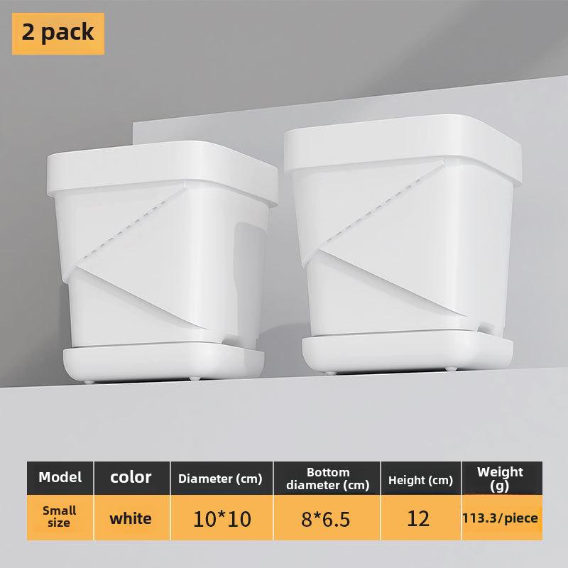 Прочные дышащие пластиковые квадратные цветочные горшки для дома и офиса