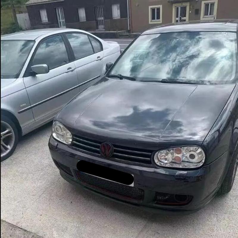 Для VW Volkswagen Jetta MK5 Golf Глянцевый черный Подходит для volkswagen Golf 4 MK4 1999-2006 116 мм Значок на переднюю решетку + 118 мм на заднюю дверь багажника