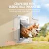 VEVOR Pet Door, 14.25" x 21.1" Metal Frame with Lock and 3-Flap System, Weatherproof Doggy Door