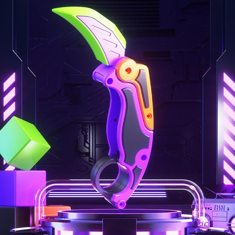 3D-печатная игрушка «Гравитационный коготь», складной нож-коготь редиса, игрушка-пуш-карта, забавная игрушка для снятия стресса, для рук