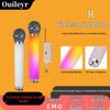 KTV RGB Беспроводной перезаряжаемый микрофон со звуковой картой для прямых трансляций