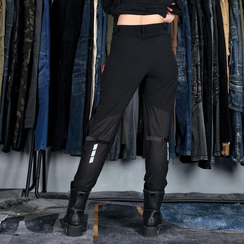 Womens Motorcycle Riding Pants With Dual Mesh Ventilation Breathable Protective Trousers Street Bike Riders