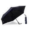 ogawa Parasol Folding Umbrella for Men and Automatic Opening and For Both Sun and Light UV Heat Water 6 52301 Women, One-touch Closing, Navy, Rain,