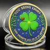 Four Leaf Clover Lucky Coins Blessings Harmony Joy 'You Are Worthy of Every Joy Life Has To Offer' Good Luck Gift Collection