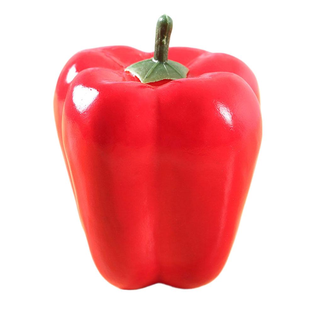 Simulated Colorful Pepper Model Replica Realistic Vegetable Accessorie Chili Arrangement Fake D N3A7