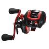 Wellvie классная катушка для ловли корюшки с левой ручкой, для ловли на большие снасти, для морской рыбалки, для ловли осьминога, окуня, соль x 18+1BB 8.11 черный/красный (красный черный)