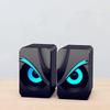 Атмосферная подсветка USB проводные компьютерные колонки 2.0 - Компактная домашняя/офисная звуковая система (В9)