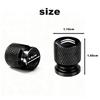 NRWH5 4pcs car tire valve caps, knurled design, aluminum tire air valve caps For Citroen C2 C3 C4 DS5 DS7 Xsara Berlingo Saxo Picasso
