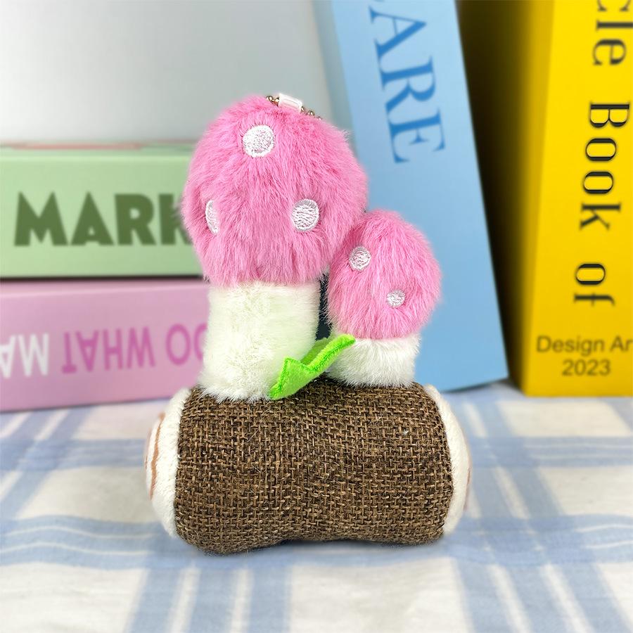 Милая Плюшевая Кукла-Гриб Имитация 10 См Четырехдюймовая Кукла Маленькая Кукла Подвеска на Школьную Сумку