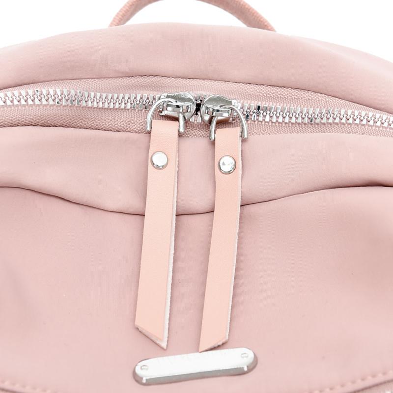 Women's Backpack Solid Color Student Schoolbag Travel Bag Commuter Large Capacity Backpack