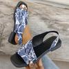 Women Sandals New Summer Shoes for Women Street Fashion Skull Print Women Sandals Lightweight Comfortable Slip-on Casual Sandals