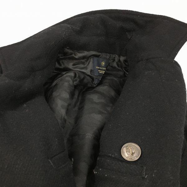 Nano universe Пуховое пальто-бушлат Честер Блузон Черный Размер M Мужское(ИСПОЛЬЗОВАЛ)