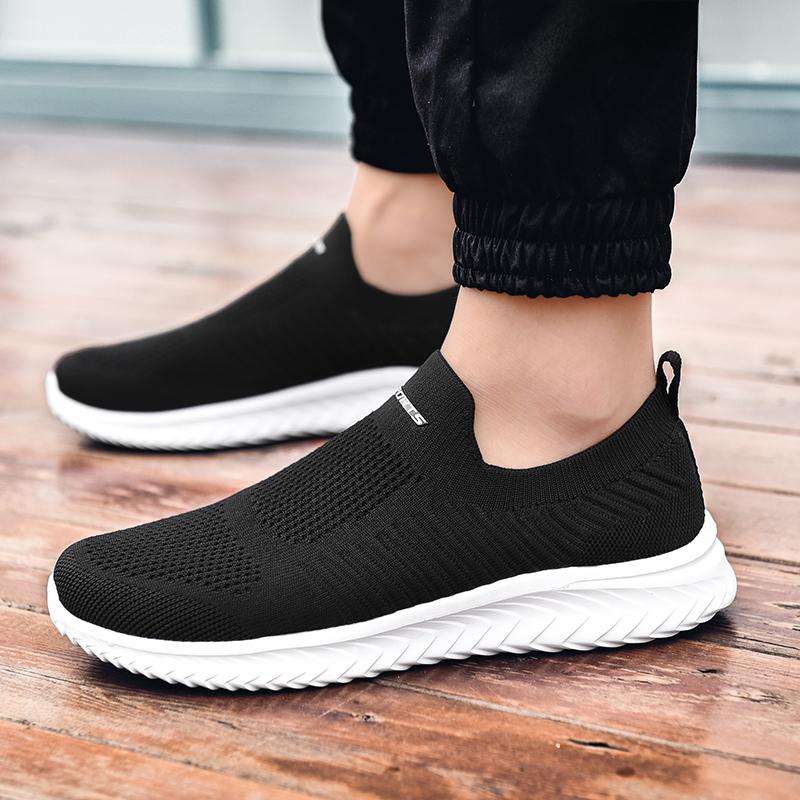 Men Vulcanize Shoes Mesh Men Shoes Lightweight Comfortable Men's Sneakers Fashion Slip On Flats Shoes Male Loafers